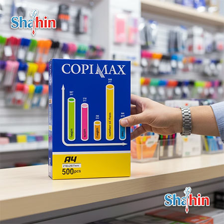کاغذ کپی مکس 80گرم شیراز سایز A4 - خرید عمده کاغذ A4