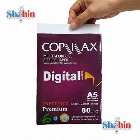 کاغذ کپی مکس 80 گرم مدل صبا سایز A5