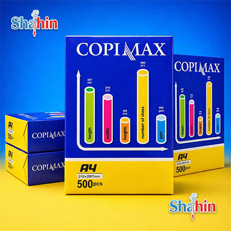 کاغذ کپی مکس 80گرم شیراز سایز A4 - خرید عمده کاغذ A4