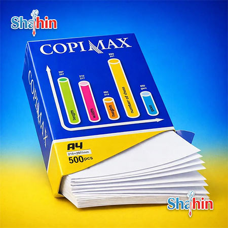 کاغذ کپی مکس 80گرم شیراز سایز A4 - خرید عمده کاغذ A4