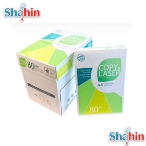 کاغذ کپی لیزر 80 گرم سایز A4 بسته 500 عددی