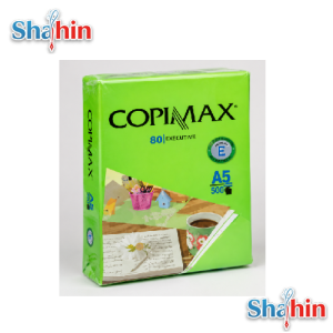 کاغذ کپی مکس رنگی هندی سایز A5 بسته 500 عددی