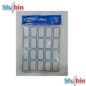 لیبل بنیتو دور آبی خارجی شماره 7 سایز 30 ×20 بسته 50 برگی