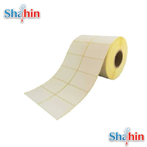 لیبل کاغذی دو ردیفه سایز 51×34 میلی متر