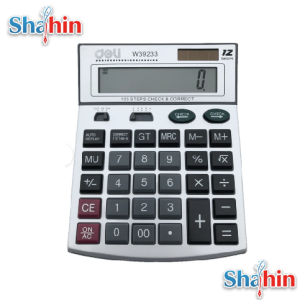 ماشین حساب دلی 12رقمی 2 صفر دار مدل DL-W39233