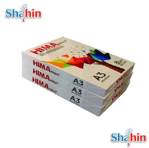 کاغذ هیما 80 گرمی سایز A3 بسته 500 عددی