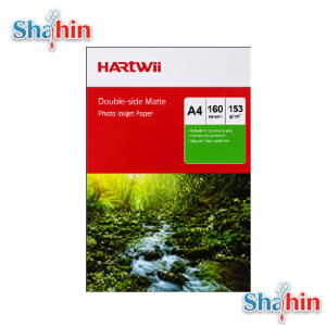 کاغذ فتو گلاسه هارتوی HARTWII سایز A4 بسته 100 عددی 160 گرمی