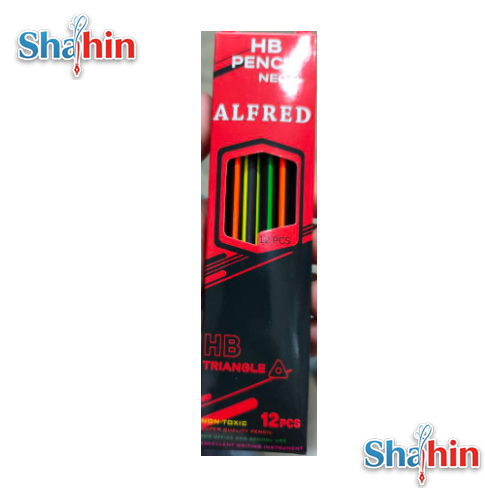 مداد مشکی آلفرد (Alfred) بسته ۱۲ عددی