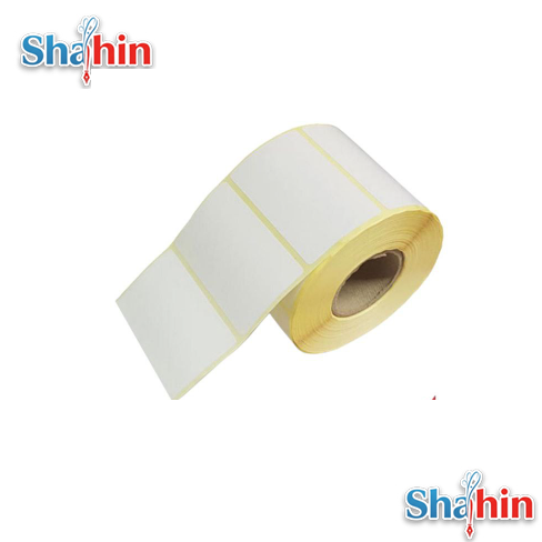 لیبل کاغذی تک ردیفه سایز 100×80 میلی متر