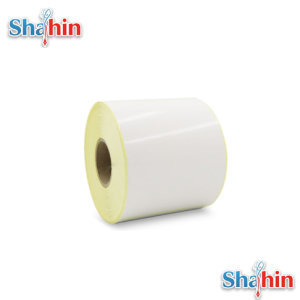 لیبل کاغذی تک ردیفه سایز 100×150 میلی متر